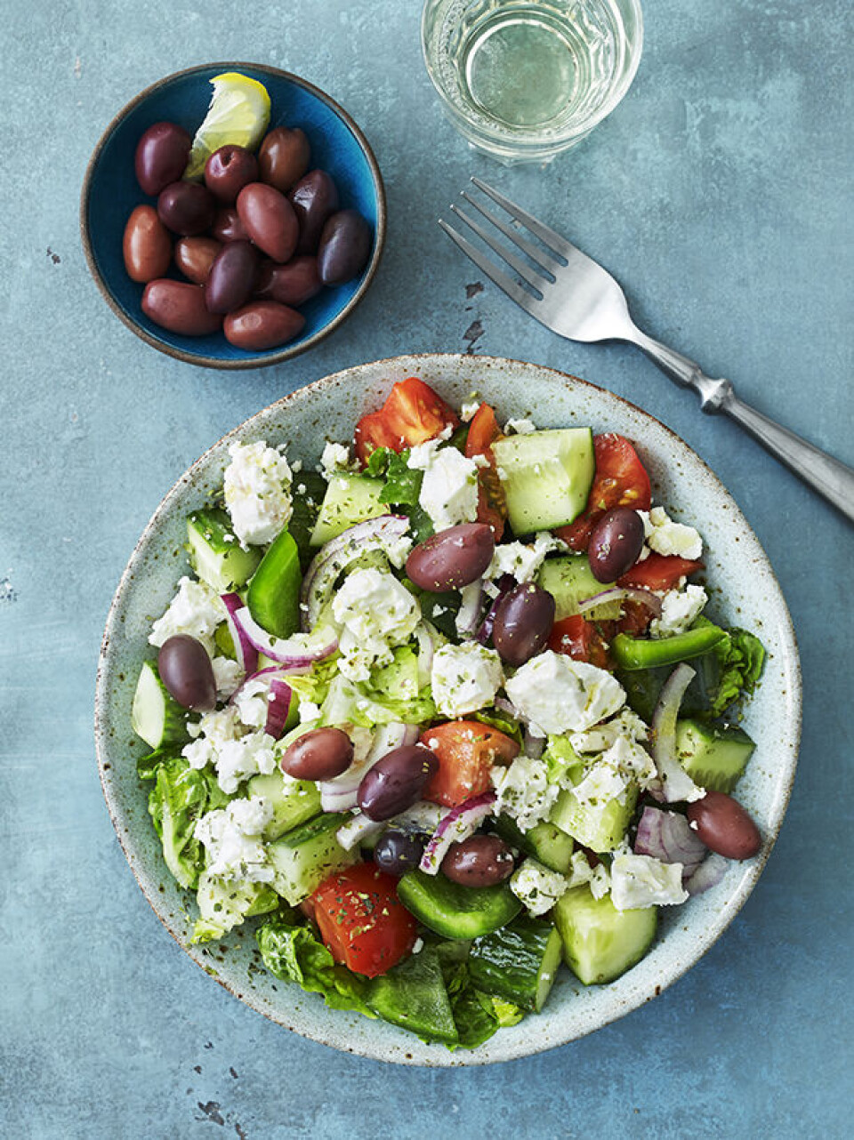 Græsk salat: Lav den ægte salat, der smager af Sydeuropa
