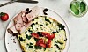 Slankende morgenmad: Omelet med spinat & skinke