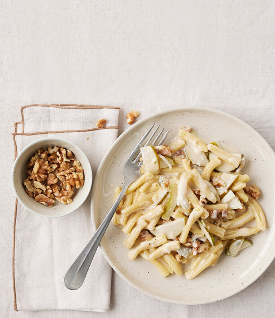 Hvis du elsker gorgonzola og valnødder, vil du elske denne pastaret