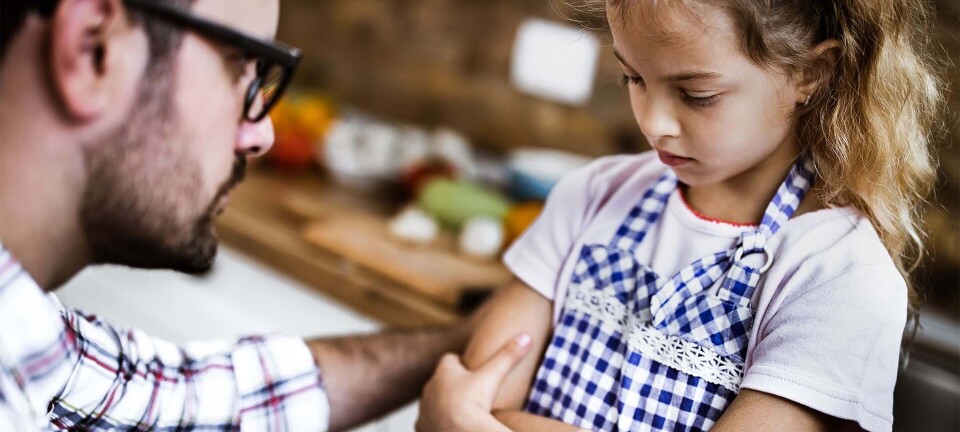 Min mand og vores otteårige datter kan ikke sammen