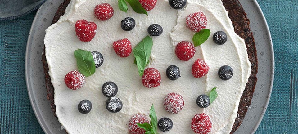 Vegansk raw-cake med kokos og cashew