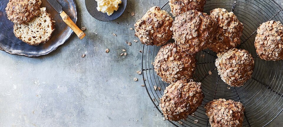 Saftige æbleboller med spelt