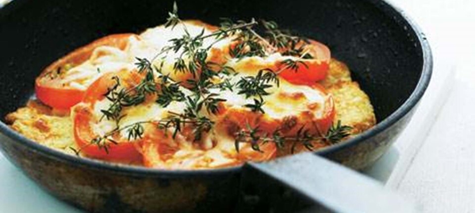 Pandestegt tomatpizza