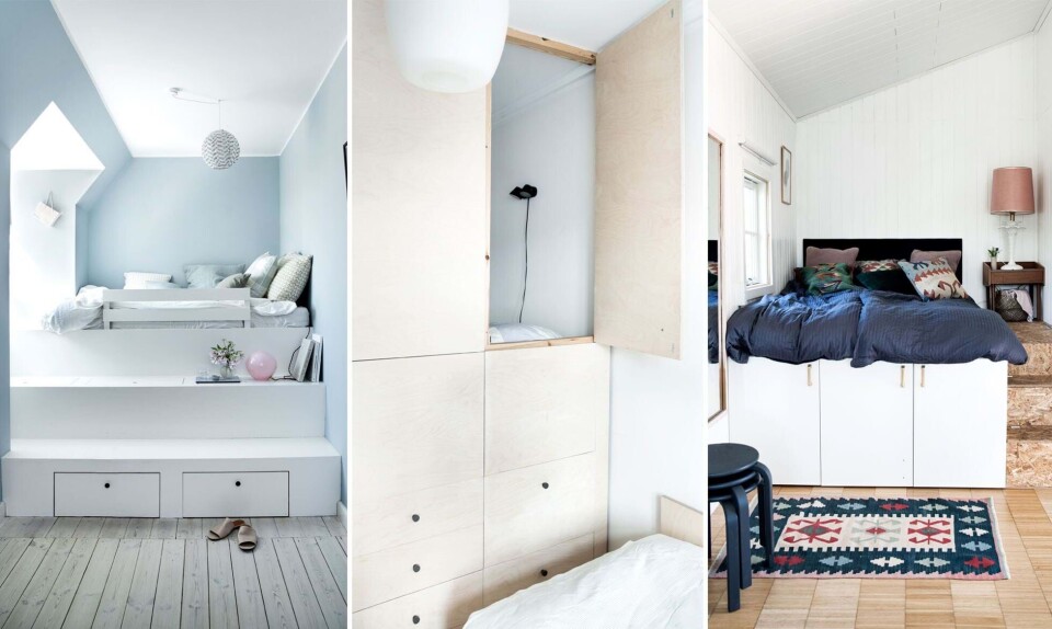3 fantastiske hjemmebyggede senge med opbevaring