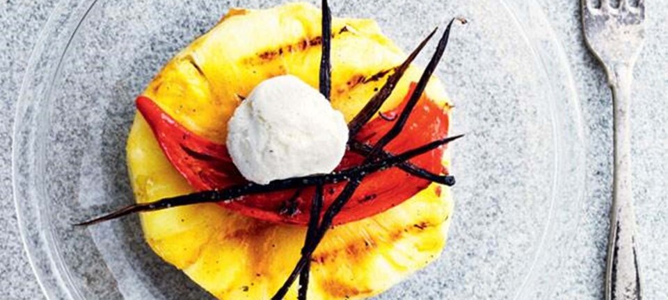 Grillet ananas
