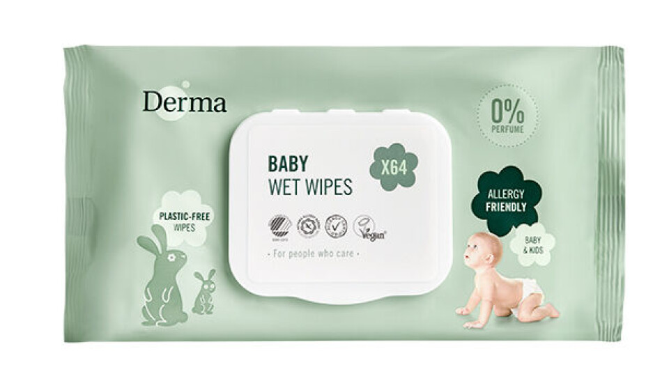 Vådservietter Derma