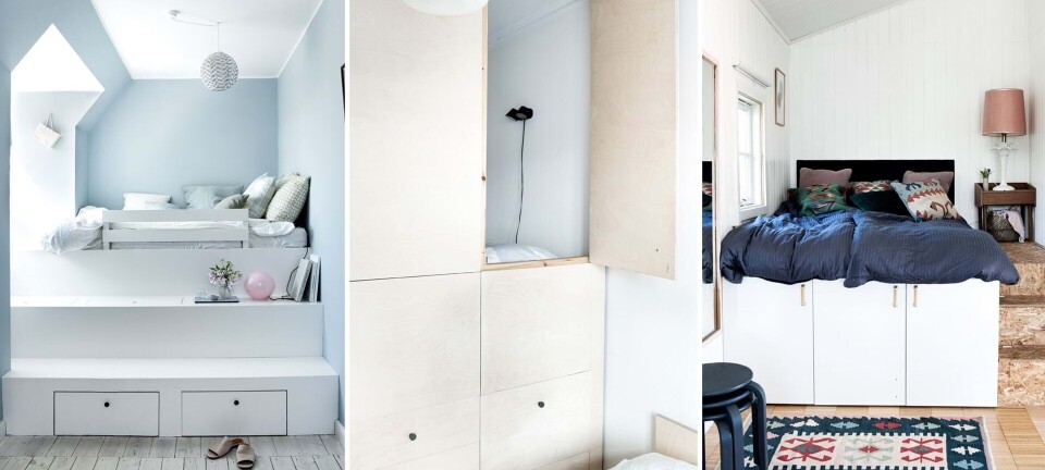 3 fantastiske hjemmebyggede senge med opbevaring