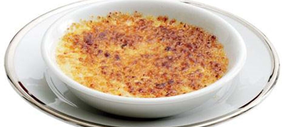 Risalamande a la creme brulée