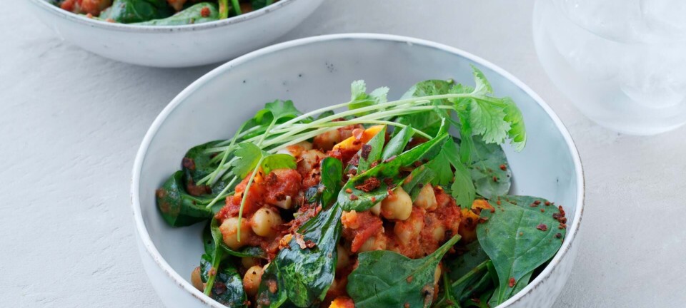 Vegetarisk rød karry-kokos