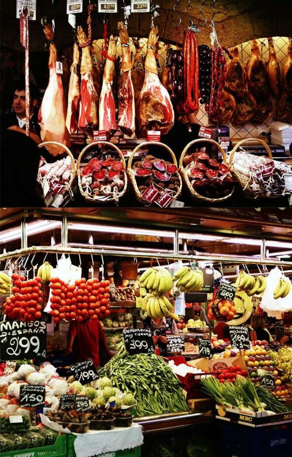 La Boqueria er et fantastisk indendørs marked fyldt med sanseoplevelser.