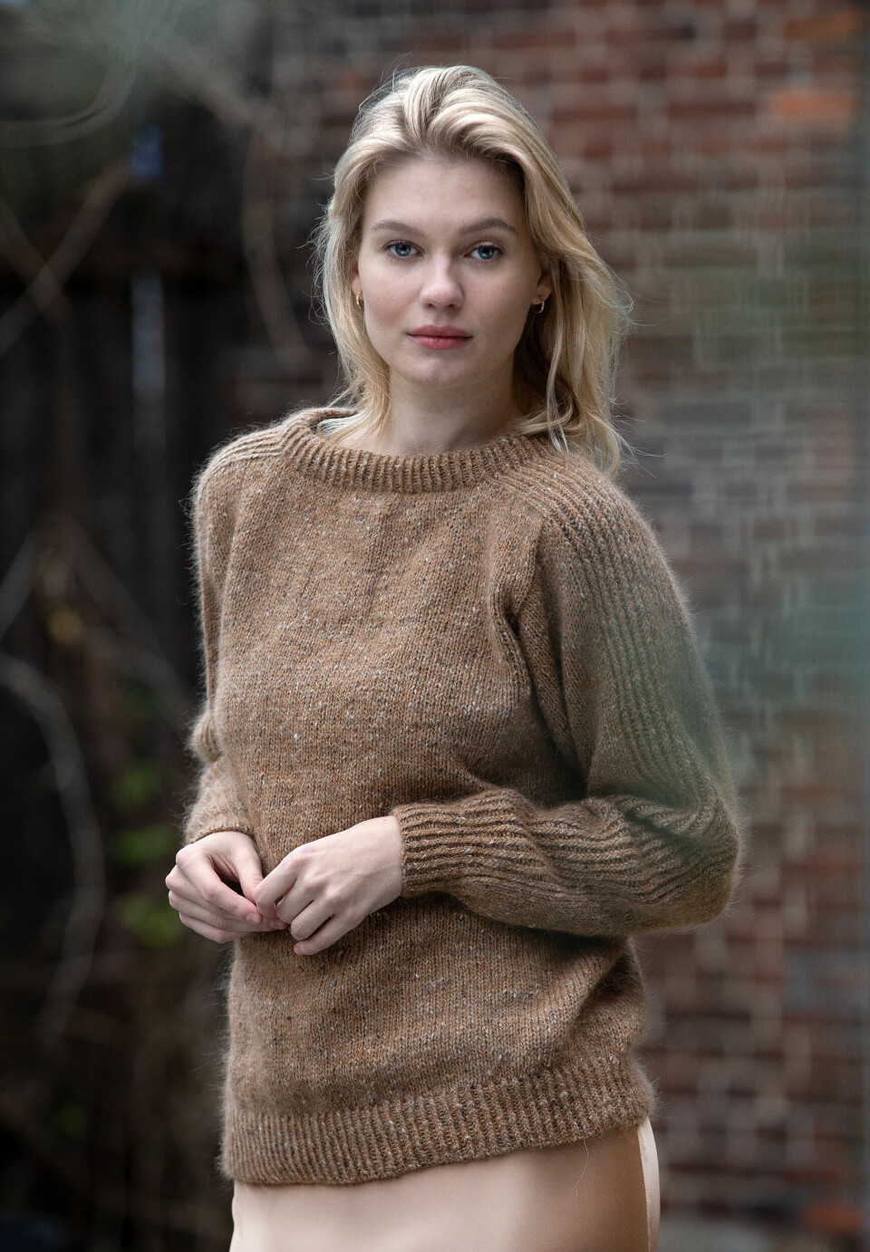 Strik selv: Bluse med sadelskuldre