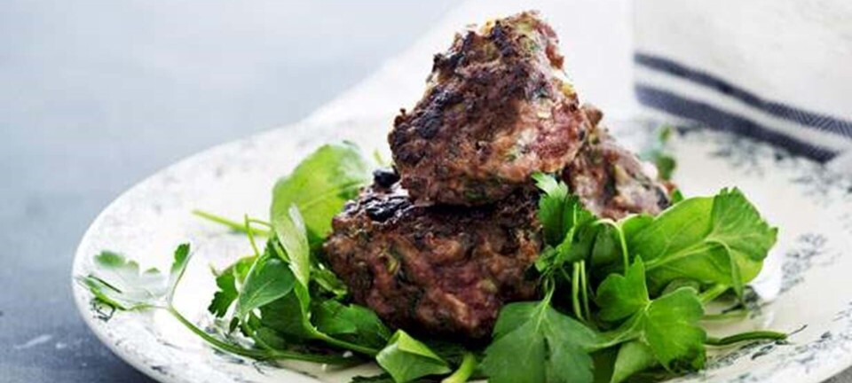 Lammefrikadeller med mynte