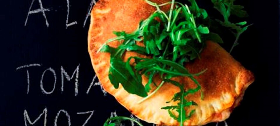 Nem pizza calzone med rucola