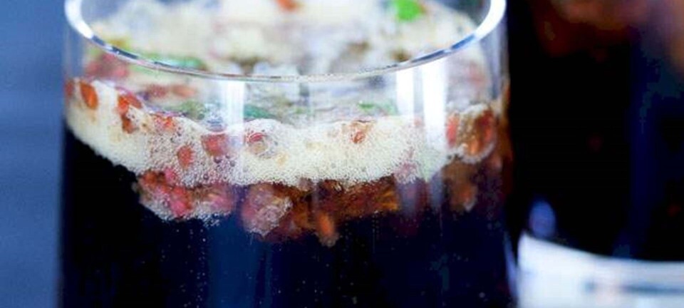 Mojito med hindbær og lakrids