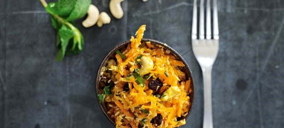 Asiatisk sursød salat