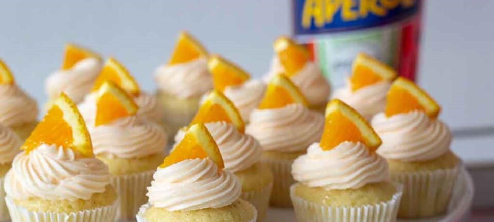 Skønneste cupcakes med Aperol Spritz