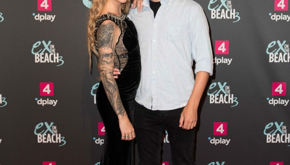 Et vaskeægte 'Ex on the Beach'-par. Cecilie og Claes holder stadig stærkt sammen, siden kærligheden blomstrede mellem dem i sæson 2 (Foto: Henrik R. Petersen)