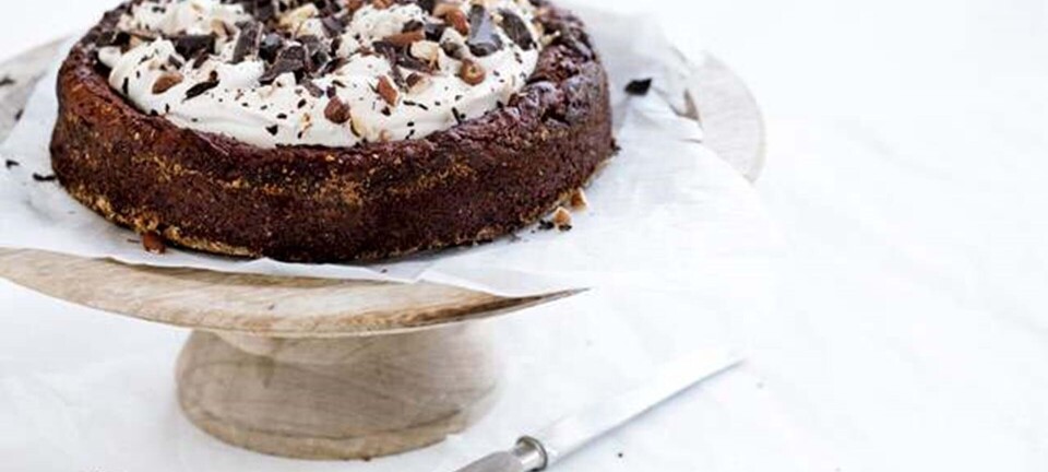 Chokoladekage med marsala og kaffecreme