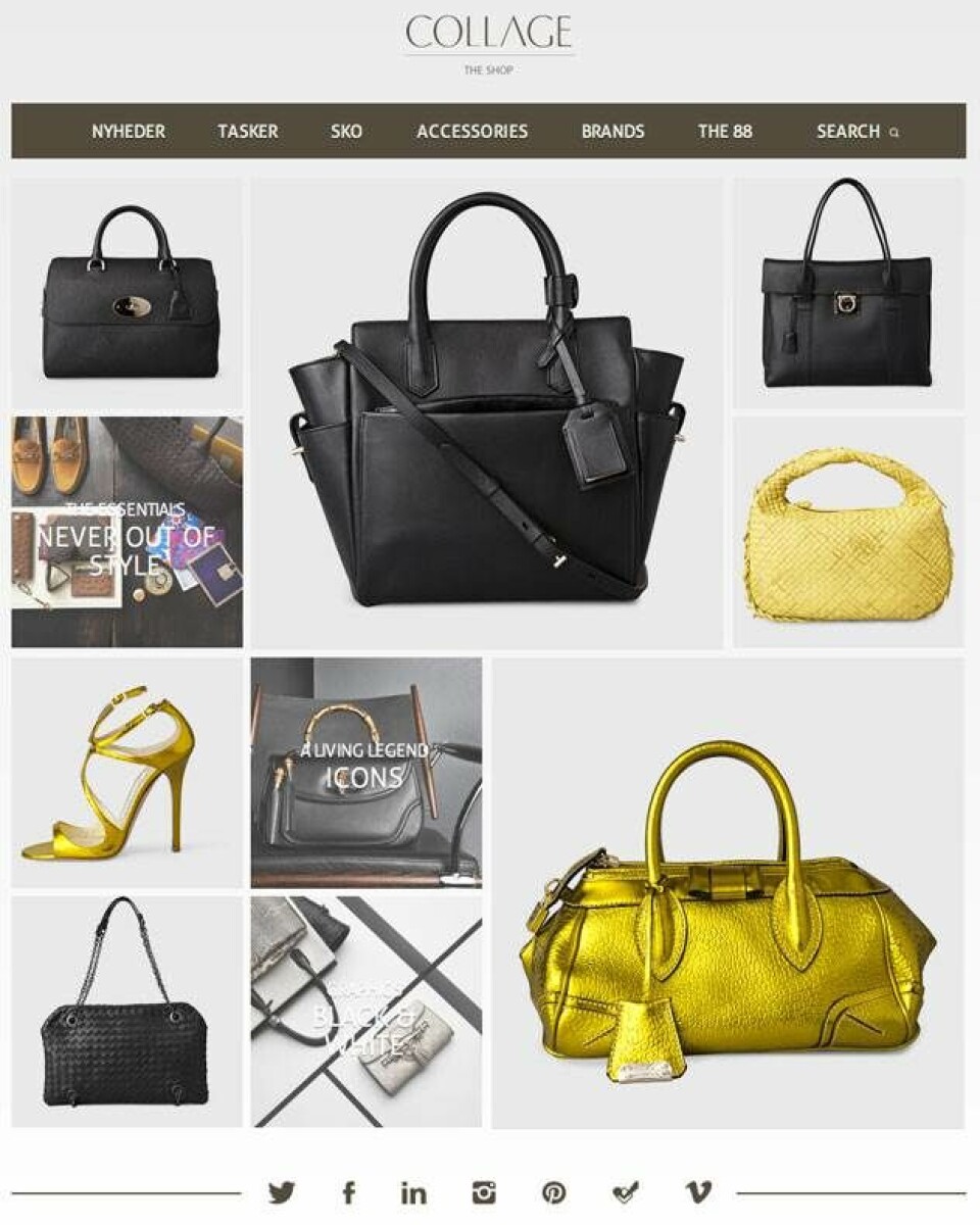 Collage the Shop går online