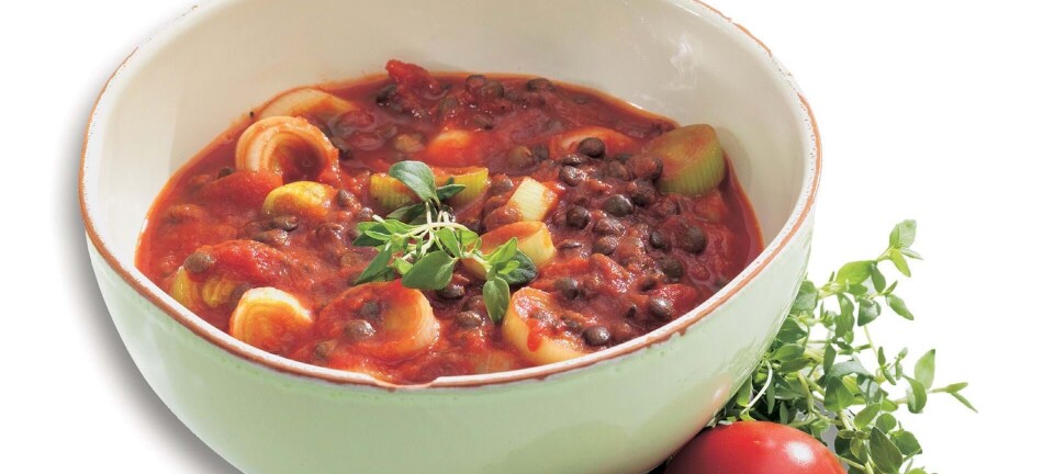 Nem vegansk linsegryde