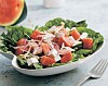 Feta- og melonsalat