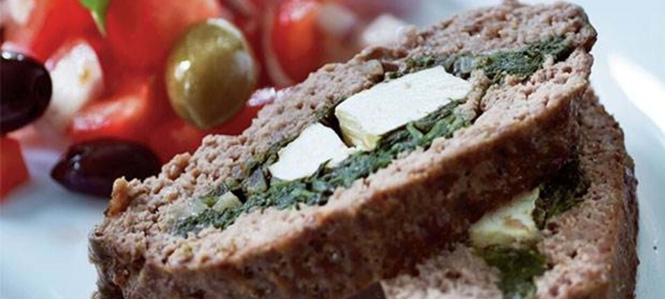 Farsbrød med spinat og feta