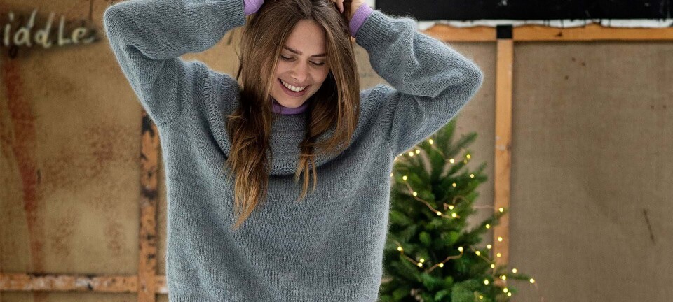 Strik selv: Bluse med lange masker