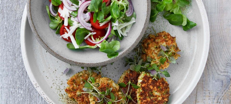 Sprøde blomkålskager