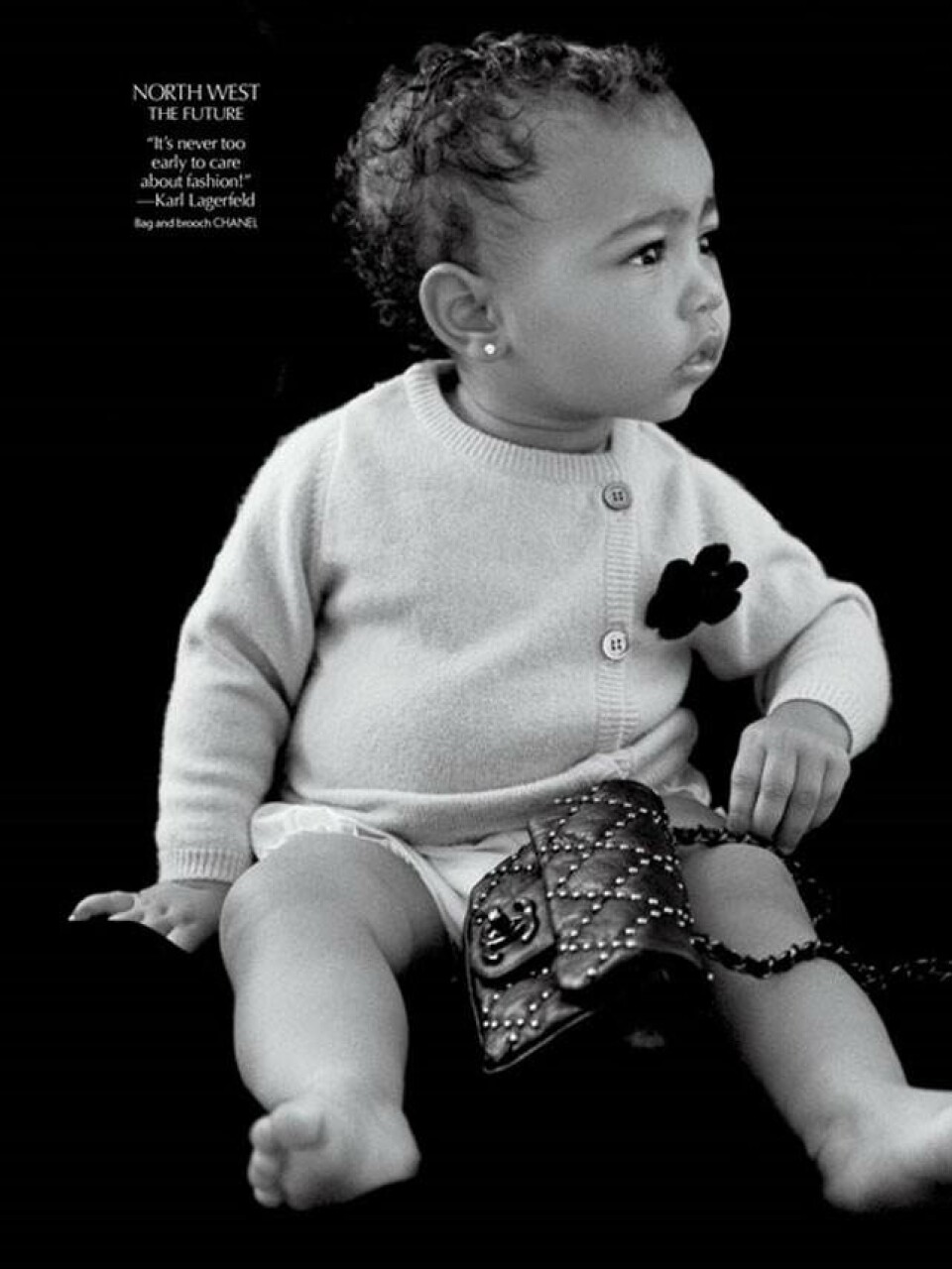 Carine Roitfeld giver 1-årige North West sin model-debut