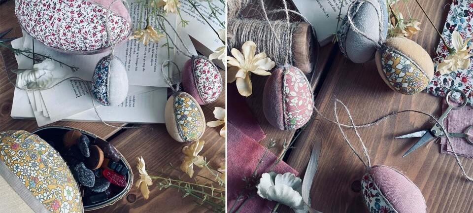 DIY: Sådan laver du fine patchwork æg til påske