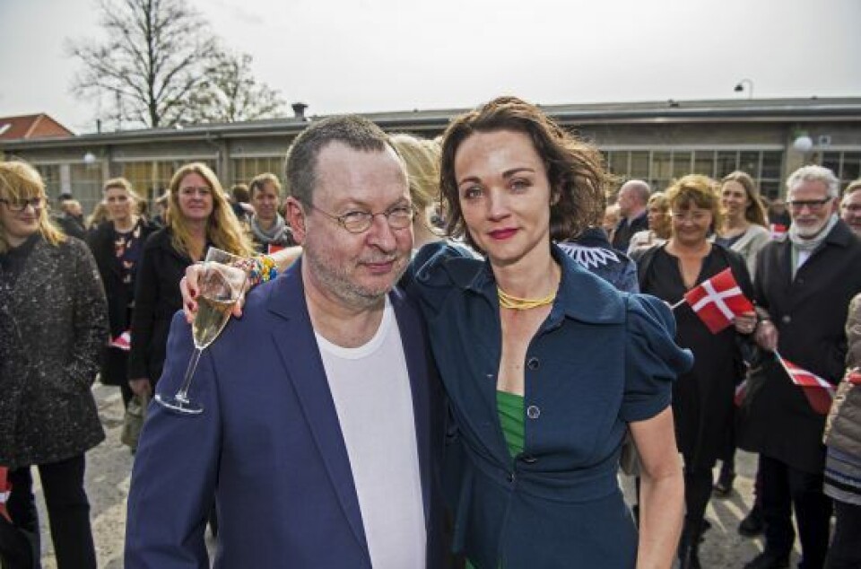 Lars von Trier og Jenie Hallund.