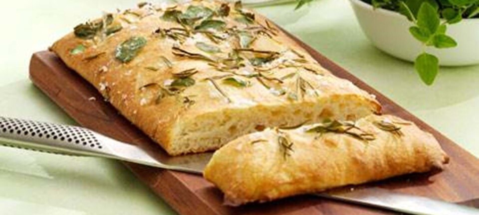 Krydderurte-focaccia