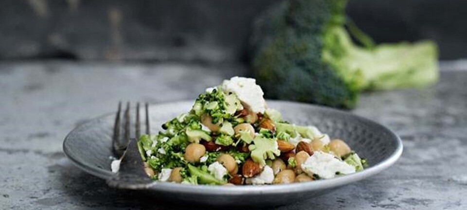 Kikærter med broccoli og feta