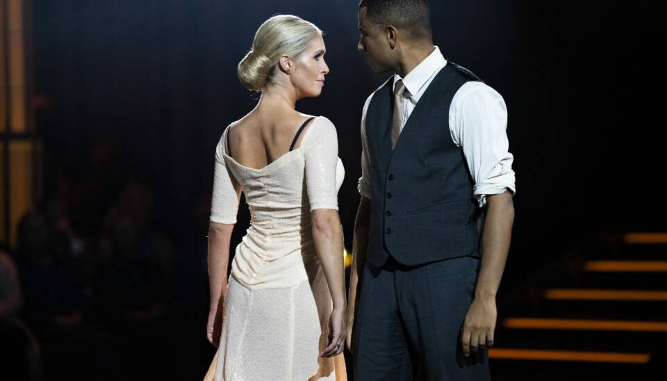 Christopher Læssø og Karina Frimodt i 'Vild med dans' program tre (Foto: Anthon Unger).