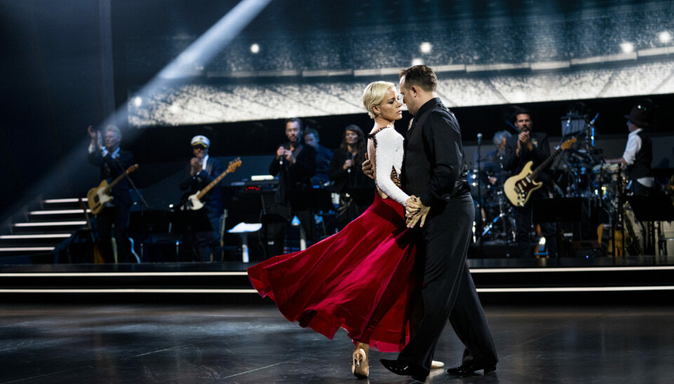 Christel Pixi Heilscher og Thomas Evers Poulsen i 'Vild med dans' program tre (Foto: Anthon Unger).