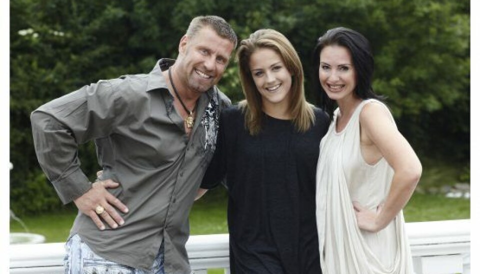 Michael, Camilla og Maria i 'Familien fra Holtewood' (Foto: TV3)