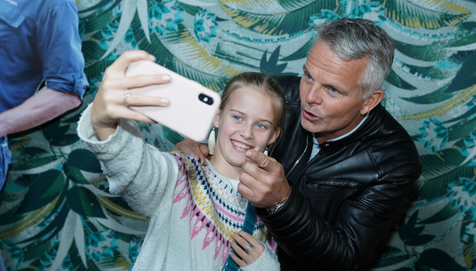 Kjeldbjerg er altid klar på et billede. (Foto: Janus Nielsen)