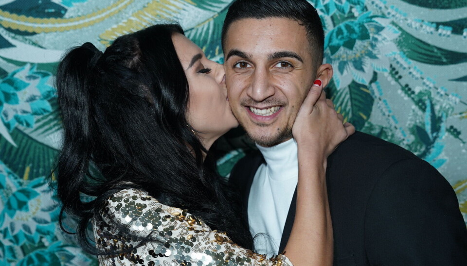 Tessie fra 'Ex on the Beach' og Baris. (Foto: Janus Nielsen)