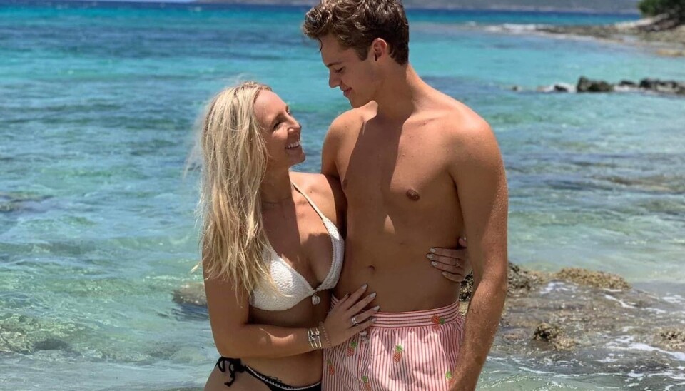 Alt virkede rosenrødt mellem Kristian og Elisabeth under ‘Ex on the Beach’ sæson tre, hvor de to mødte hinanden. Det søde (og ikke mindst anstændige par) så hinanden igen efter programmet, da Kristian som en overraskelse tog hele vejen til Caribien for at overraske Elisabeth. Det viste sig nemlig, at Elisabeth ikke følte, at kærligheden blomstrede mellem dem på samme måde som inde i villaen, så en slukøret Kristian måtte vende tilbage til Chicago med beskeden om, at Elisabeth ikke længere kunne gengælde hans følelser for hende. I dag er parret fortsat venner, selv om vi var mange, der fællede en lille tåre over, det ikke blev til mere end det (Foto: Privat).