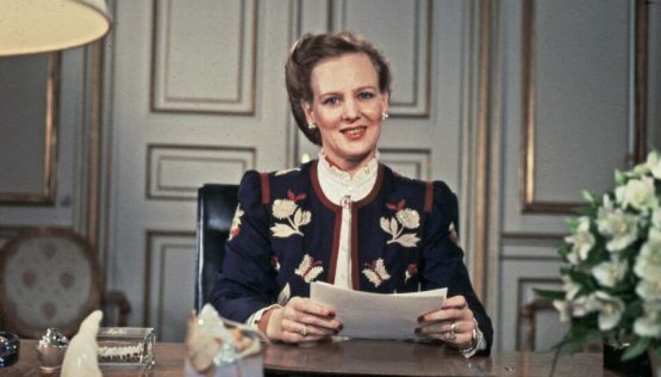 Dronning Margrethes nytårstale 1982 (Foto: Ritzau Scanpix)