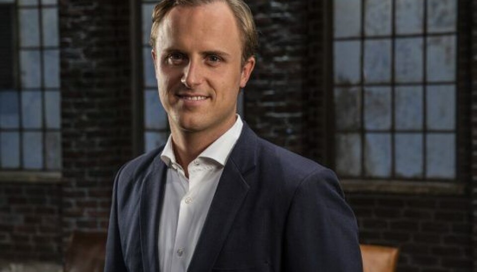 Christian Arnstedt er den nyeste løve i hulen, og han står for sæsonens første investering i Lissen og hendes virksomhed Siccaro (Foto: Per Arnesen/DR)