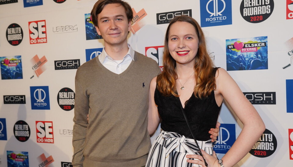 'Årgang 0'-Rachel havde traditionen tro sin bror David med til Reality Awards. (Foto: Janus Nielsen)