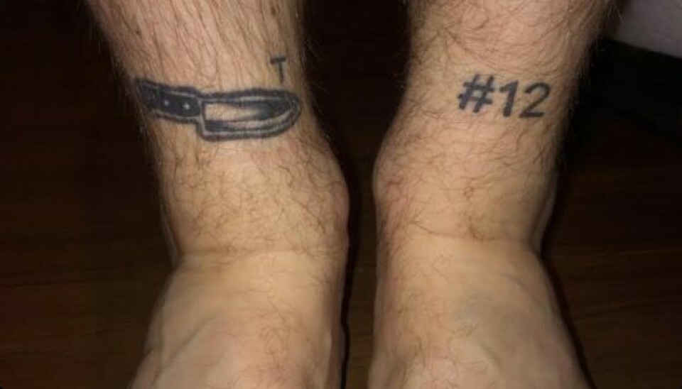 Caspers tattoo. (Foto: Privat.)