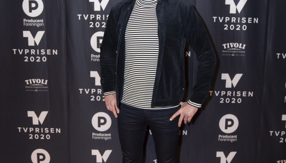 Christian Degn til TV-Prisen 2020 (Foto: Anthon Unger)