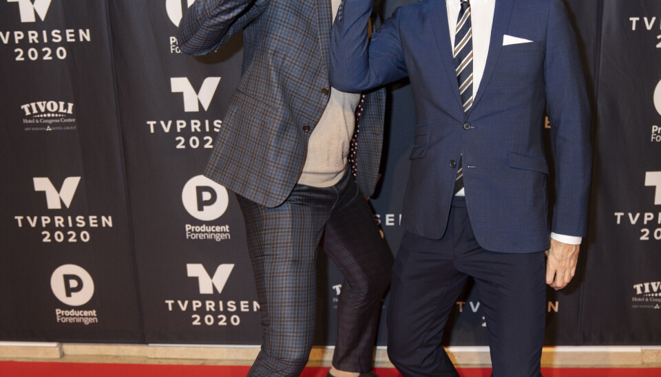 Wafande og Jacob Riising TV-Prisen 2020, Foto Anthon Unger