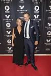 Natasja Crone og Rasmus Tantholdt TV-Prisen 2020, Foto Anthon Unger