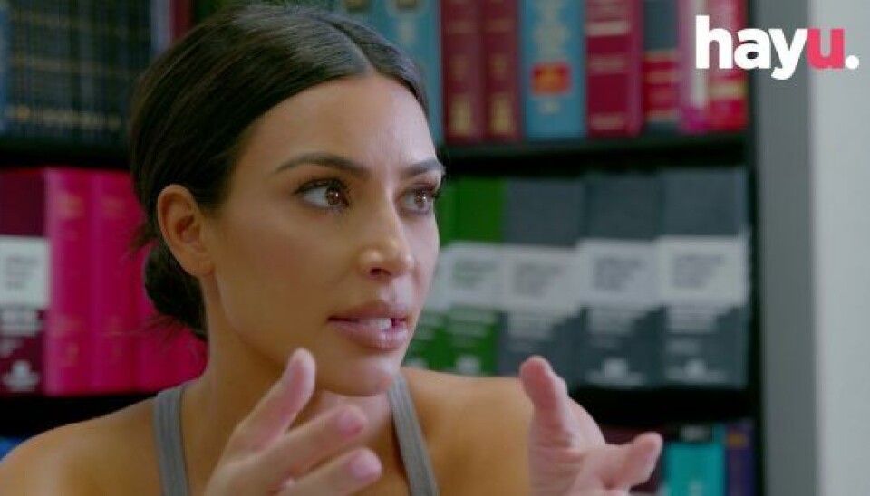 Kim Kardashian er tydeligt passioneret i sit arbejde for uretmæssigt fængslede (Foto: hayu)