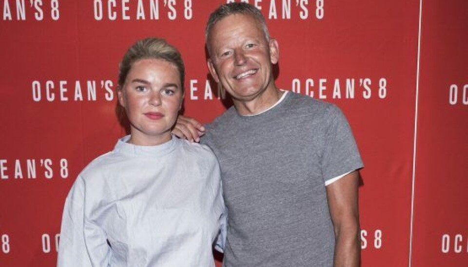 Bubber og datteren Sofia Meyer til premiere på Ocean's 8 i 2018, før der kom knas i familien efter hans forhold til barnepigen (Foto: Klaus Bo Christensen)