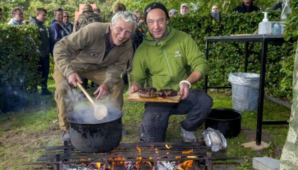 'Nak & Æd' med Jørgen Skouboe og Nikolaj Kirk bliver også en time langt i 2020 (Foto: Michael Stub)