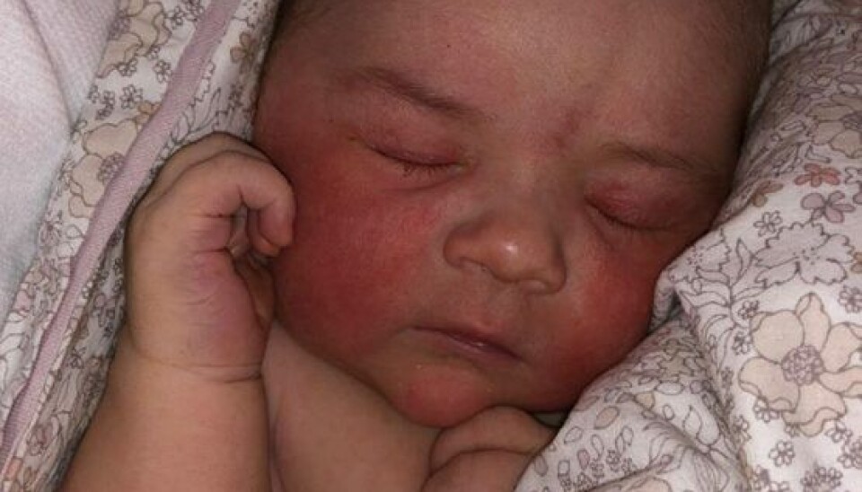 Izabella 13 timer gammel. (Foto: Privat)